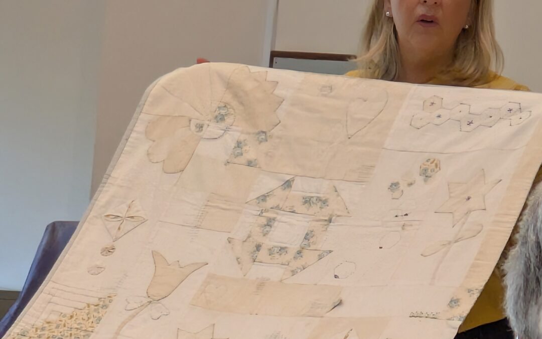 May evening meeting – Hilary Jane’s Journal quilts